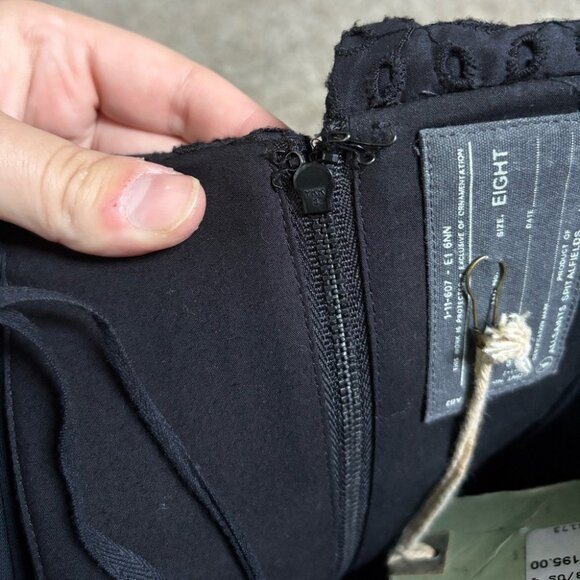 ALL SAINTS NWT Vellamo Corset One-Shoulder Asymmetrical Shaping Lace Mini Dress - Picture 9 of 9